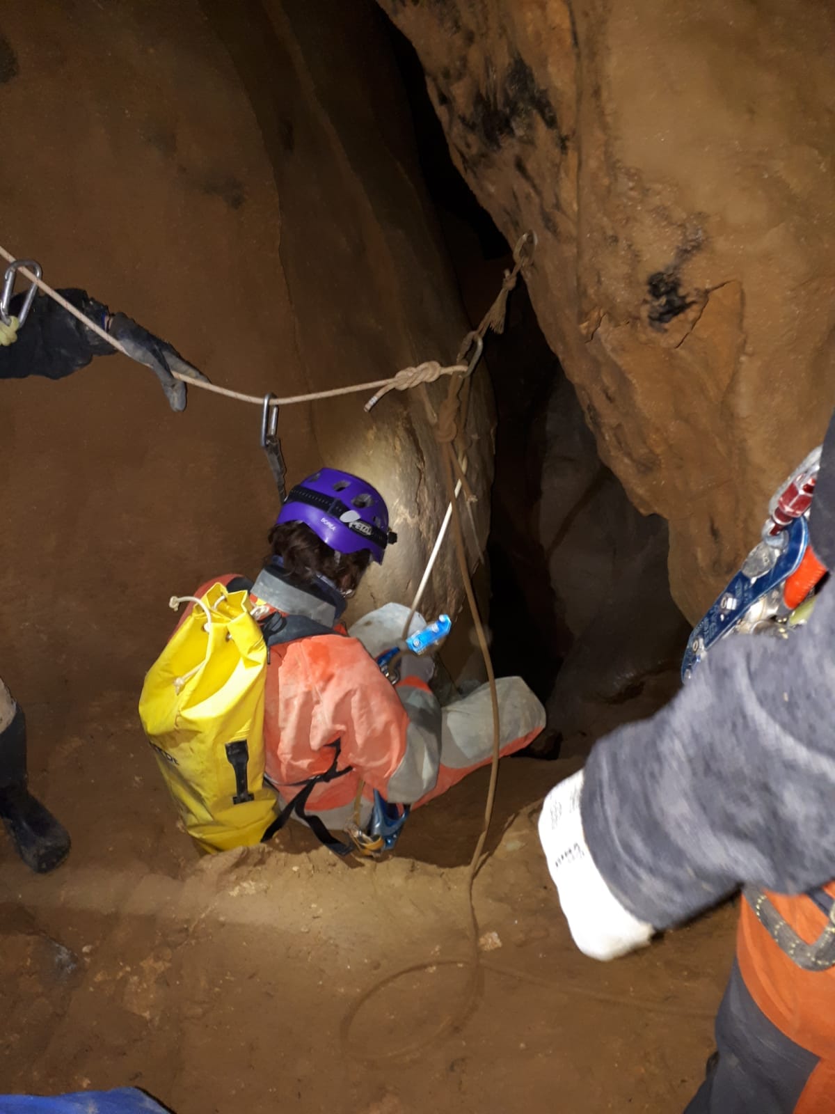 Se celebró el Curso de Iniciación a la Espeleología Vertical